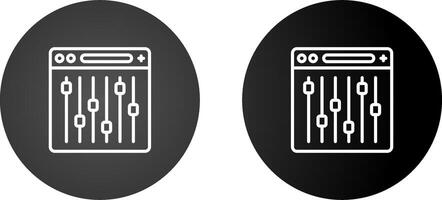 instellingen vector pictogram