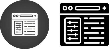 instellingen vector pictogram