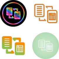 document workflow vector icoon