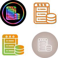 database vector pictogram