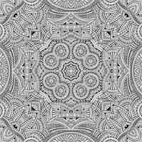 abstract vector decoratief etnisch naadloos patroon