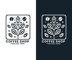 koffie restaurant cafe hamburger snel voedsel winkel logo ontwerp vector sjabloon