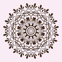 vrij vector grafisch kunst bloemen mandala ontwerp