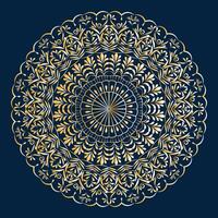 vrij vector luxe grafisch kunst gekleurde Arabisch mandala ontwerp