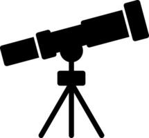 telescoop glyph icoon vector