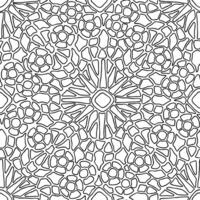 modern bloemen mozaïek- naadloos patroon. creatief kleurrijk collage patroon. modieus sjabloon voor ontwerp. gebrandschilderd glas venster decor vector