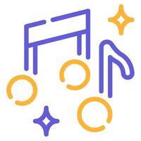 muziek- pictogrammen voor web, app, infografisch, enz vector