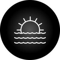 zonsondergang vector pictogram