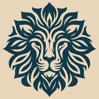 illustratie vector grafisch van leeuw hoofd patroon ontwerp. perfect voor een bedrijf logo.