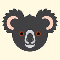 illustratie vector grafisch van koala hoofd ontwerp. perfect voor logo ontwerp.