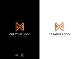 alfabet X modern brief logo vector