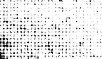 een zwart en wit halftone patroon met stippen, een zwart en wit stippel patroon met grunge effect, halftone punt patroon achtergrond vector, een zwart en wit patroon van dots met grunge structuur vector