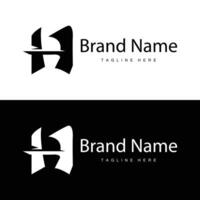 alfabet brief h eerste logo ontwerp gemakkelijk Product merk sjabloon vector