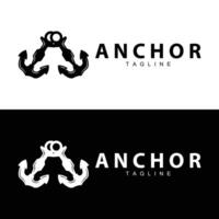 zee schip vector icoon symbool illustratie gemakkelijk zee anker logo ontwerp