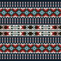 meetkundig etnisch oosters naadloos patroon. tribal aztec Navajo inheems Amerikaans stijl. etnisch ornament vector illustratie. ontwerp textiel, kleding stof, kleding, tapijt, ikat, batik, achtergrond, inpakken.