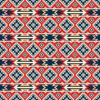 meetkundig etnisch oosters naadloos patroon. tribal aztec Navajo inheems Amerikaans stijl. etnisch ornament vector illustratie. ontwerp textiel, kleding stof, kleding, tapijt, ikat, batik, achtergrond, inpakken.