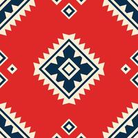 meetkundig etnisch oosters naadloos patroon. tribal aztec Navajo inheems Amerikaans stijl. etnisch ornament vector illustratie. ontwerp textiel, kleding stof, kleding, tapijt, ikat, batik, achtergrond, inpakken.