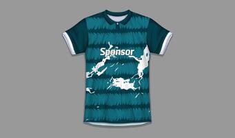 voetbal Jersey ontwerp voor sublimatie, sport t overhemd ontwerp vector