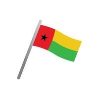 Guinea Bissau vlag icoon vector