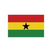 Ghana vlag icoon vector