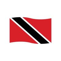 Trinidad Tobago vlag icoon vector