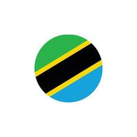 Tanzania vlag icoon vector
