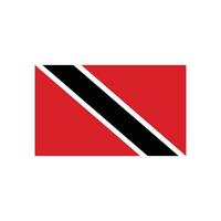 Trinidad Tobago vlag icoon vector