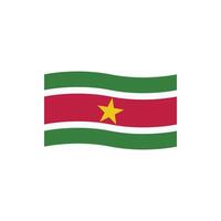 Suriname vlag icoon vector