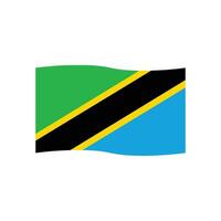 Tanzania vlag icoon vector