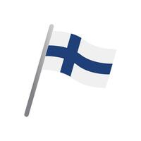 Finland vlag icoon vector