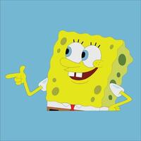 spongebob Vierkante broek glimlach vector