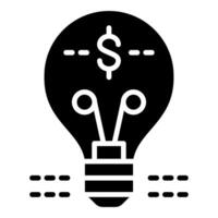 financieel innovatie icoon lijn vector illustratie