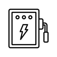 elektrisch paneel icoon vector ontwerp sjabloon gemakkelijk en schoon