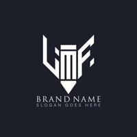 lmf abstract brief logo. lmf creatief monogram initialen brief logo concept. lmf uniek modern vlak abstract vector brief logo ontwerp.