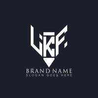 lkf abstract brief logo. lkf creatief monogram initialen brief logo concept. lkf uniek modern vlak abstract vector brief logo ontwerp.