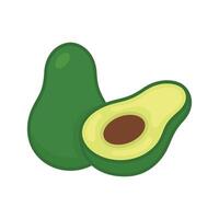 avocado icoon vector ontwerp sjabloon in wit achtergrond
