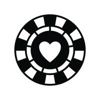 poker spaander icoon vector ontwerp sjabloon in wit achtergrond