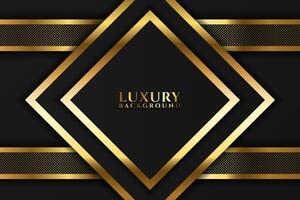 abstract zwart goud luxe achtergrond vector