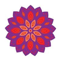 bloemen mandala decoratie vector