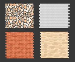 structuur bakstenen muren vector