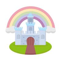 illustratie van kasteel vector