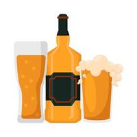 illustratie van alcohol drinken vector