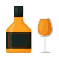 illustratie van alcohol drinken vector
