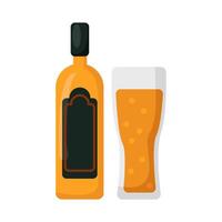 illustratie van alcohol drinken vector