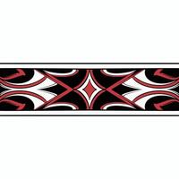 hand- getrokken Maori tribal tatoeëren patroon ontwerp vector