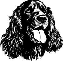 cocker spaniel - hoog kwaliteit vector logo - vector illustratie ideaal voor t-shirt grafisch