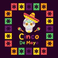 vector banier voor Mexicaans vakantie 5 mei cinco de mayonaise.