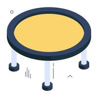modern ontwerp icoon van trampoline vector
