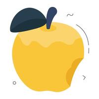 een mooi ontwerp icoon van appel vector