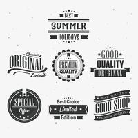 premium kwaliteit labels symbool collectie vector